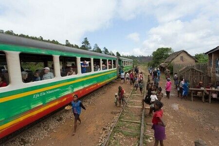 Le train qui relie Fianarantsoa à Manakara