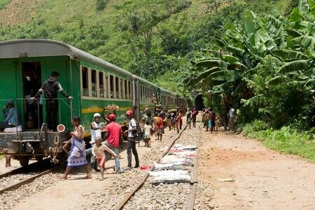 Le train qui relie Fianarantsoa à Manakara